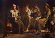 Louis Le Nain Farmer family in the parlor Sweden oil painting reproduction